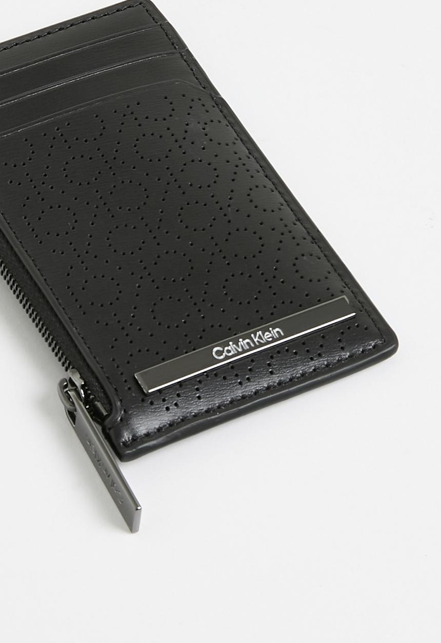 Calvin Klein - Modern Bar Ns Cardholder 6Cc Mon - Black