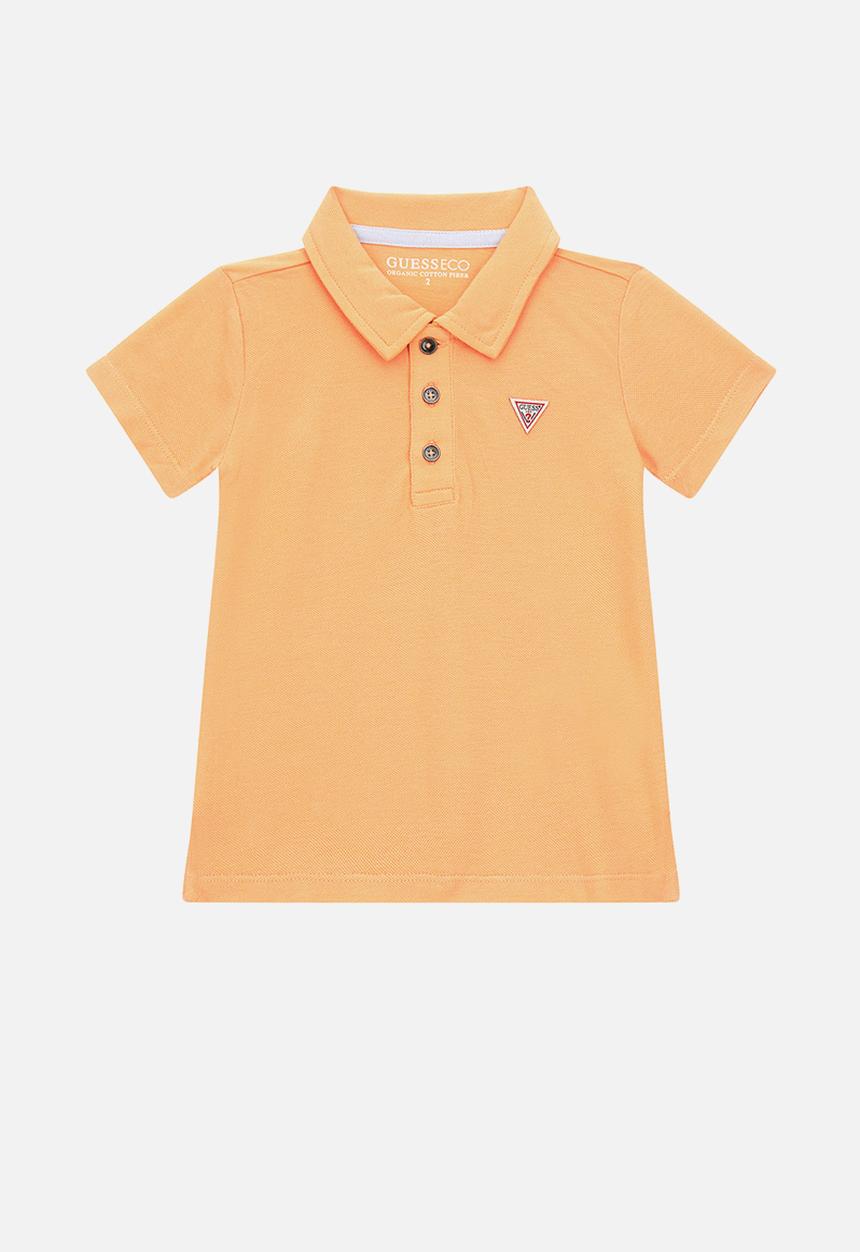 GUESS - Short sleeve polo - tangerine cream