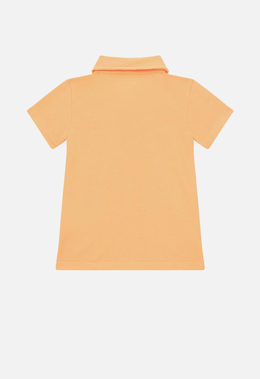 GUESS - Short sleeve polo - tangerine cream