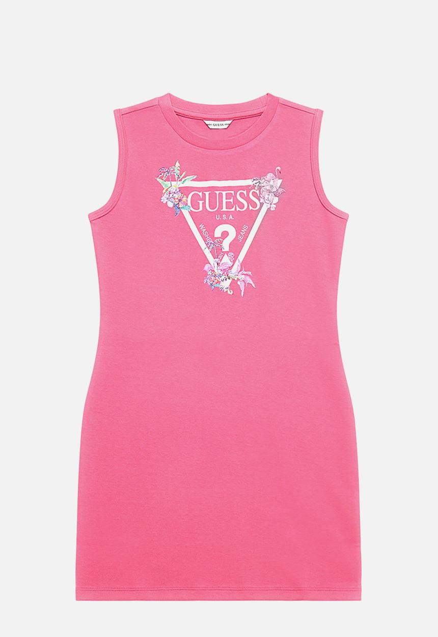 GUESS - Interlock sl dress - scared pink