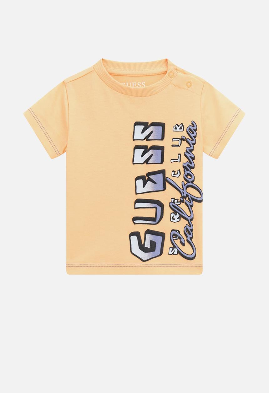 GUESS - Ss t-shirt - tangerine cream