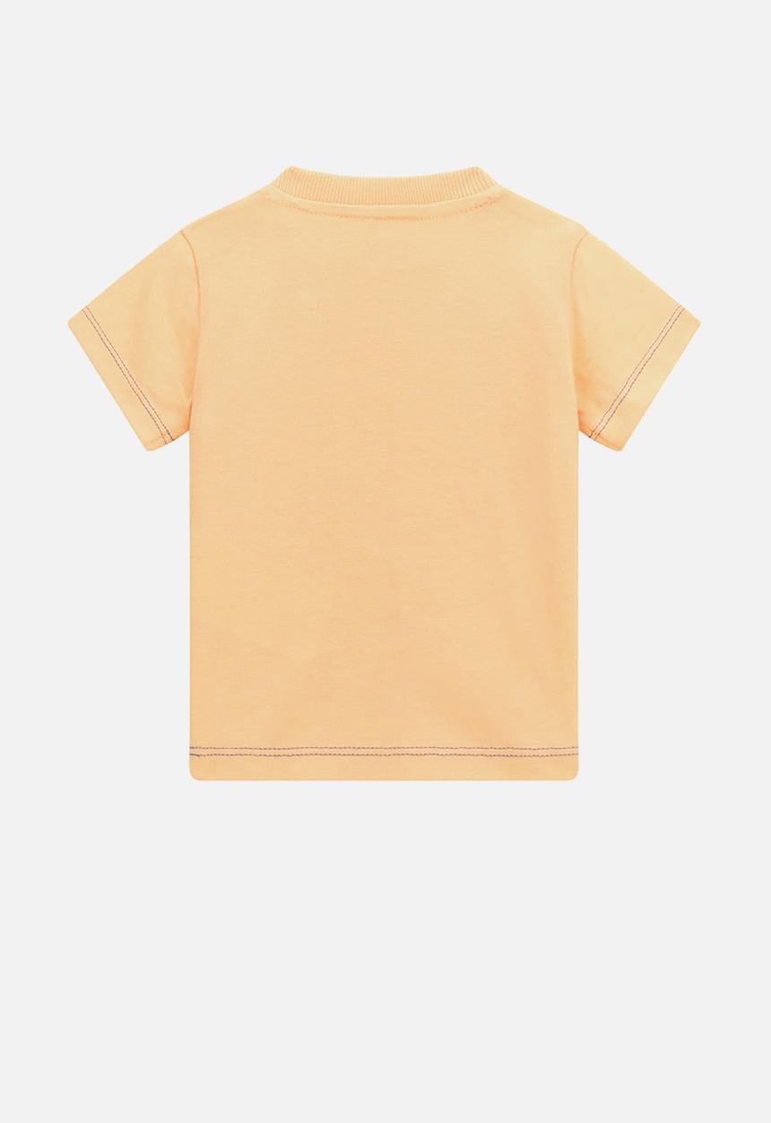 GUESS - Ss t-shirt - tangerine cream