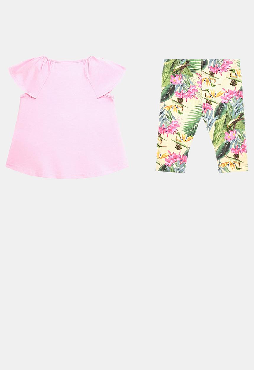 GUESS - Set ss t-shirt+leggings - wild tulip