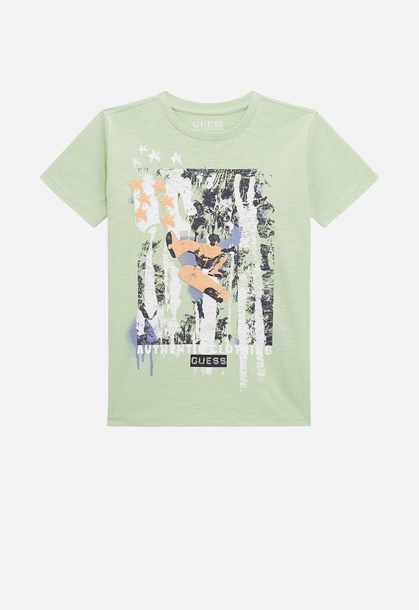 GUESS - Short sleeve tee - pistachio nut