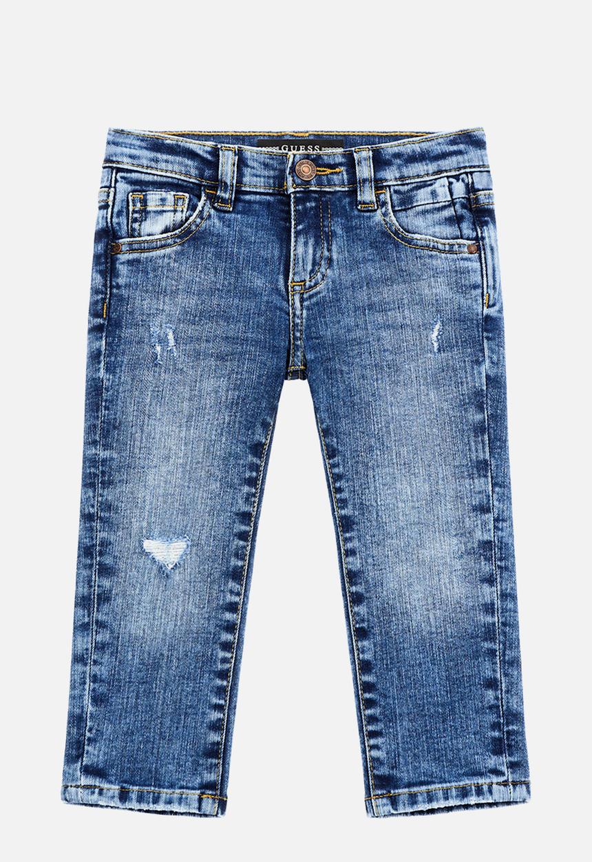 GUESS - Denim straight fit pants - soft light iced wash