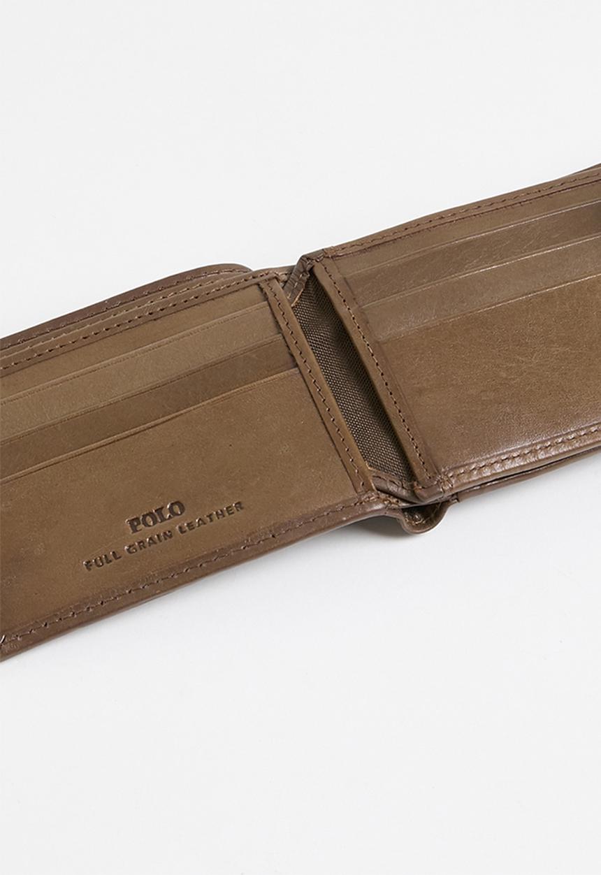 POLO - Small multicard tab wallet - brown