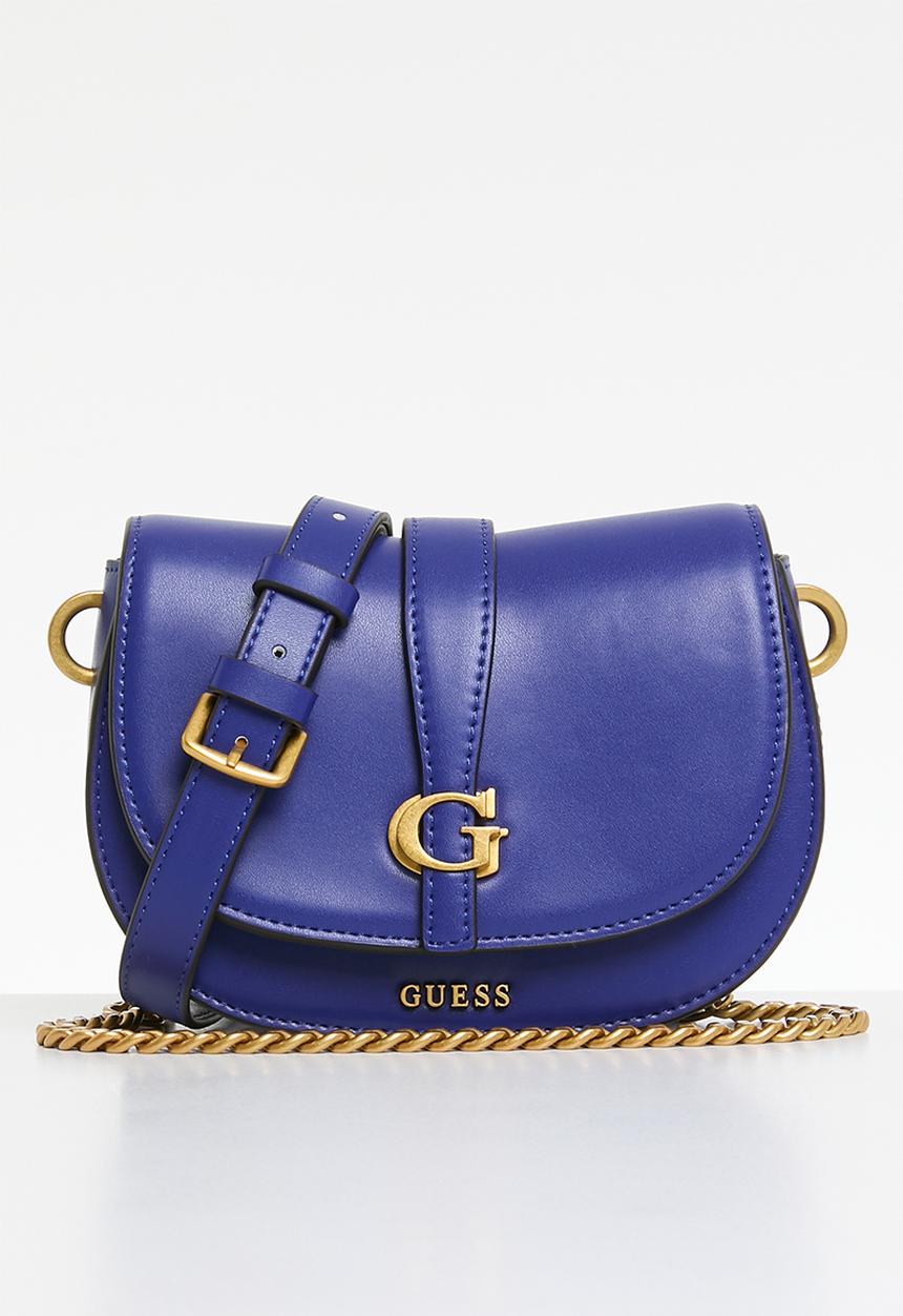 GUESS - Kuba mini crossbody flap - navy