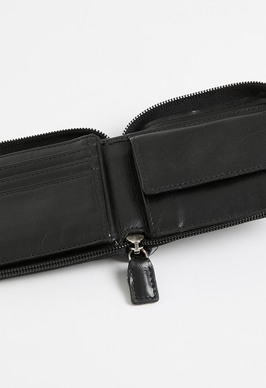POLO - Zip around wallet - black