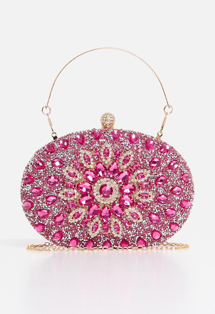 MILLA - Gianna clutch bag - pink