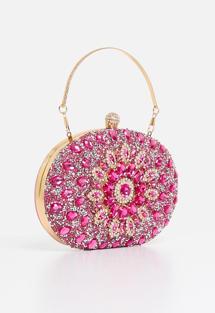MILLA - Gianna clutch bag - pink