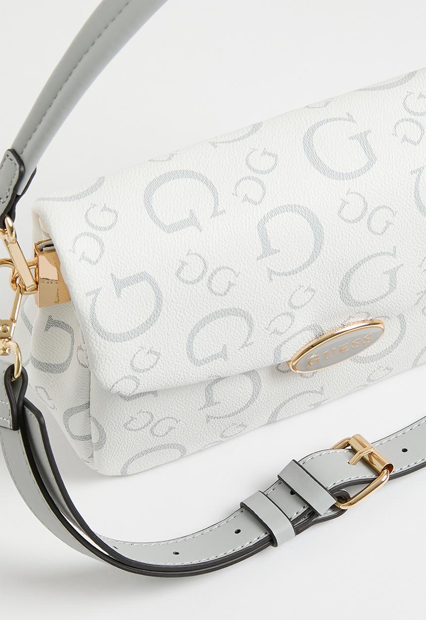 GUESS - Oakbank mini crossbody flap - bone