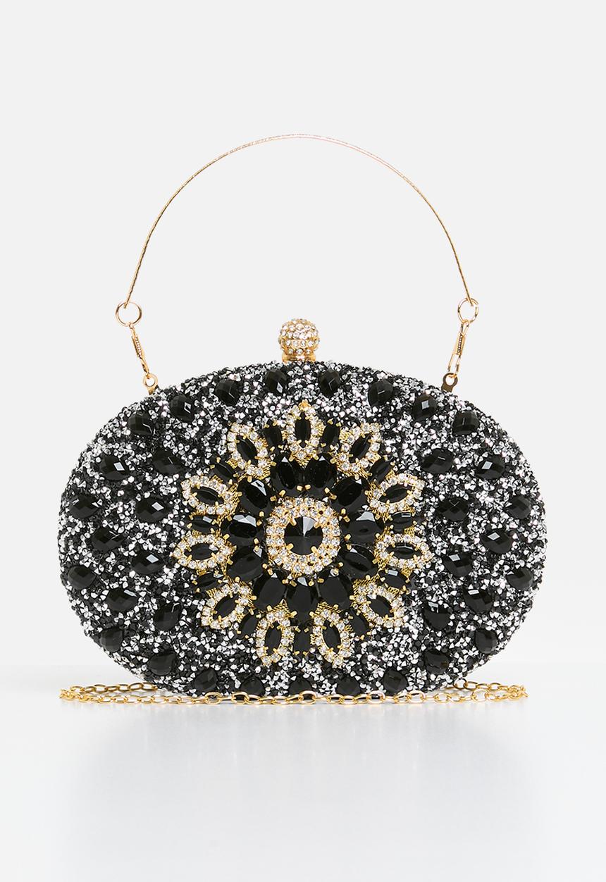 MILLA - Gianna clutch bag - black