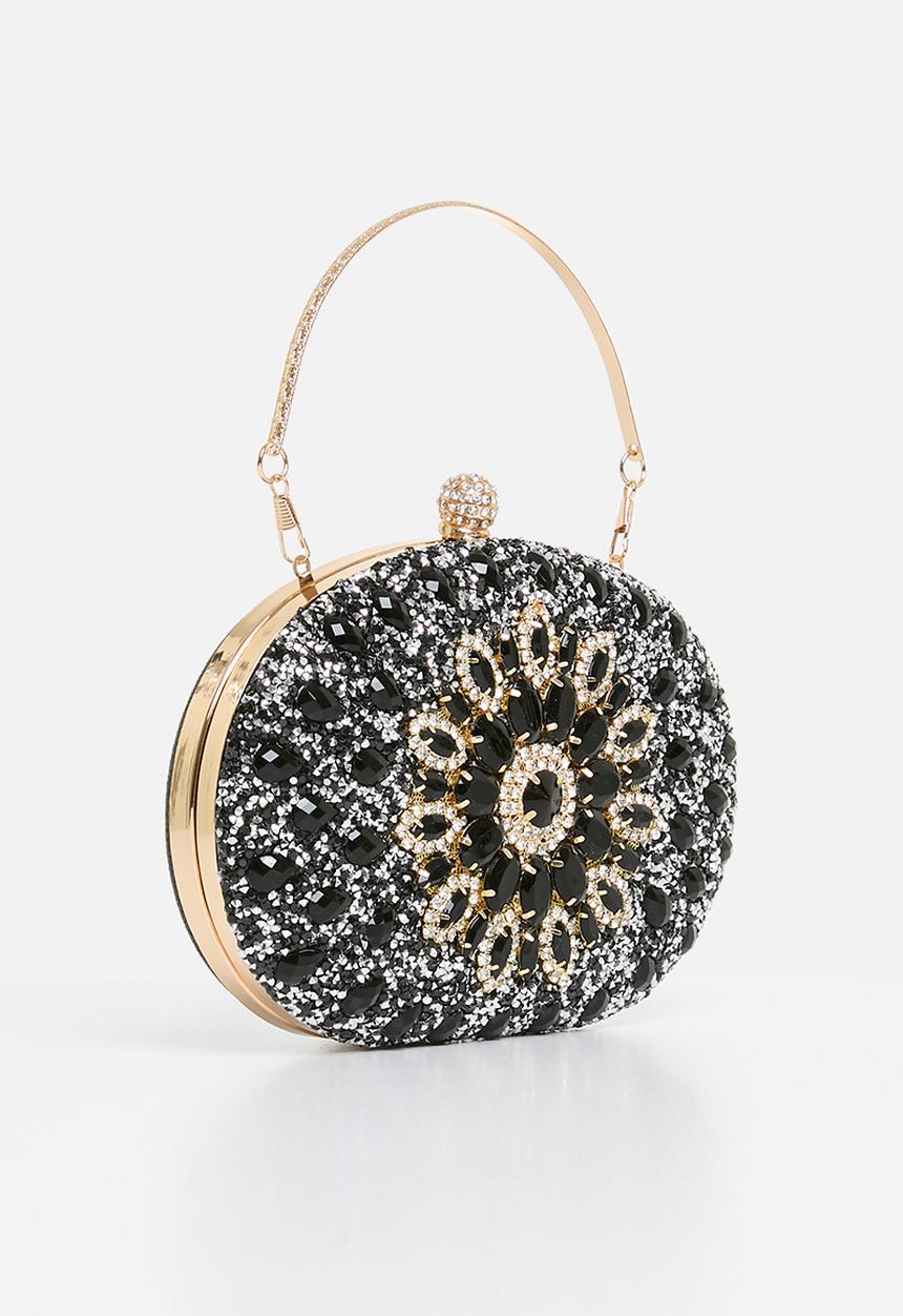 MILLA - Gianna clutch bag - black