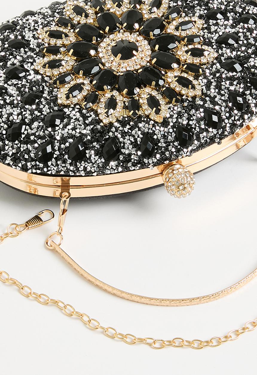 MILLA - Gianna clutch bag - black