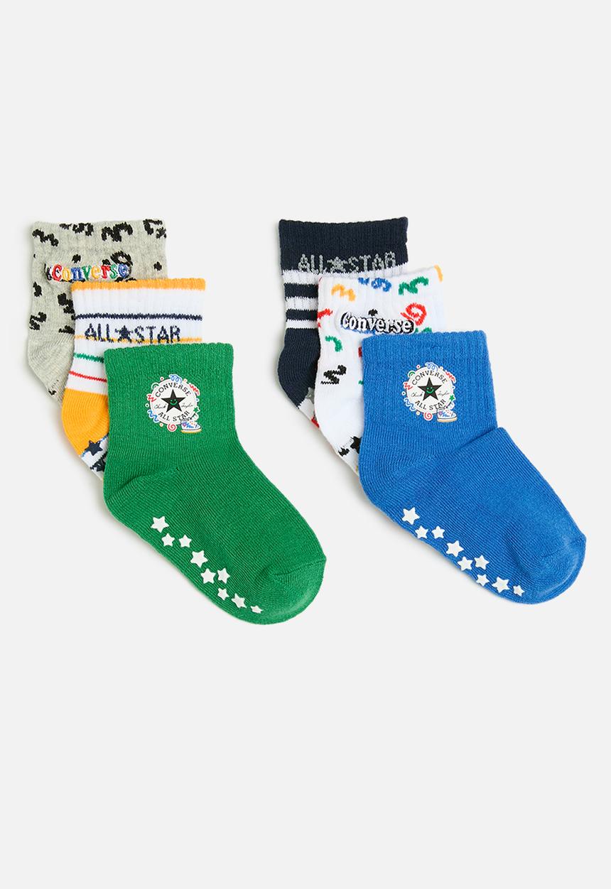Converse - Chn converse 6 pack grippers - white