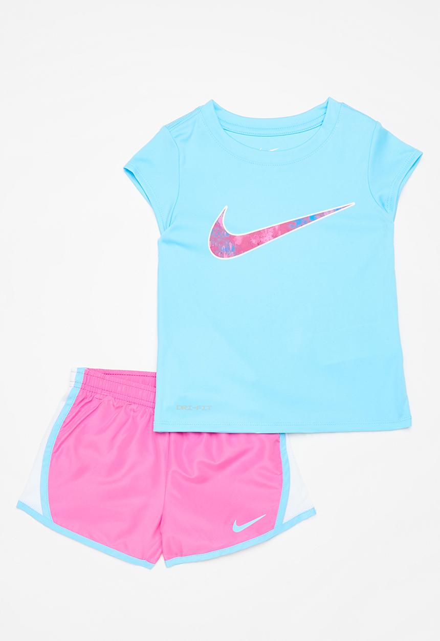 Nike - Nkg printed club tempo set - playful pink & blue
