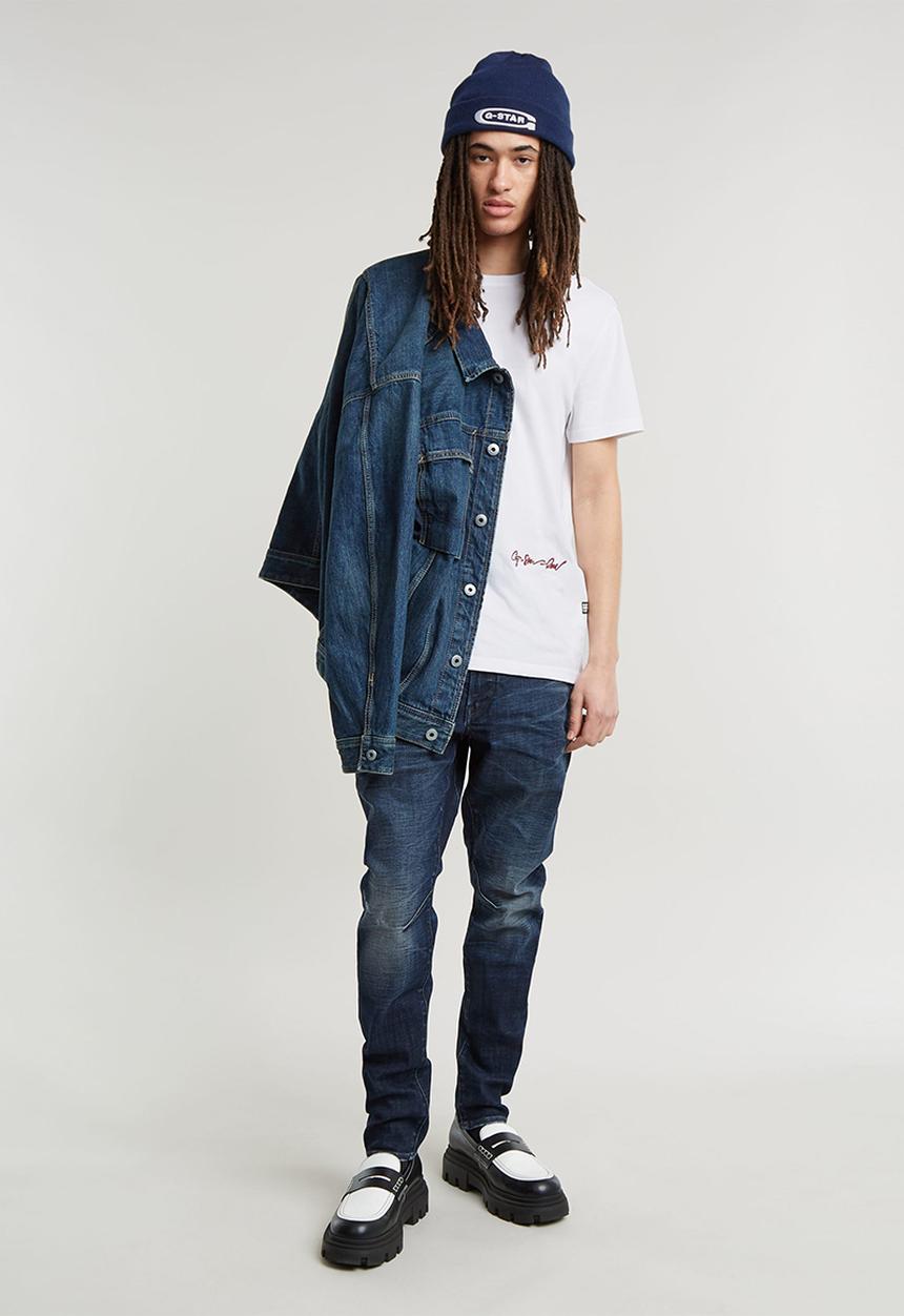 G-STAR - D-Staq 3D Slim - worn in galaxy rays destroyed