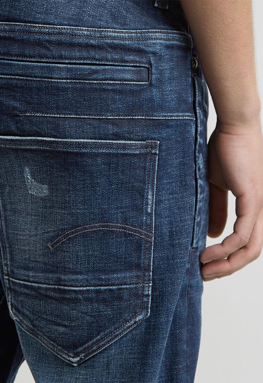 G-STAR - D-Staq 3D Slim - worn in galaxy rays destroyed