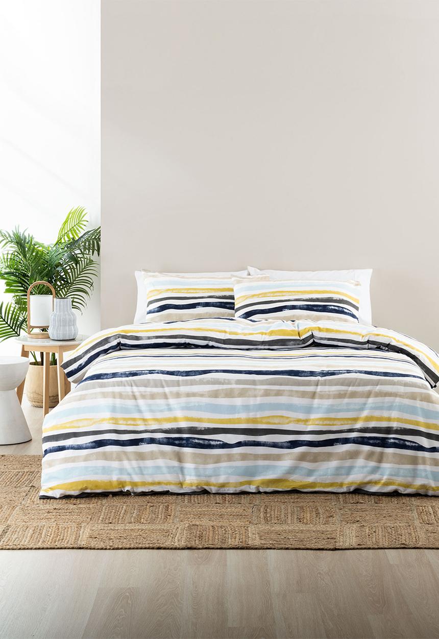 Linen House - Brock duvet cover - multi