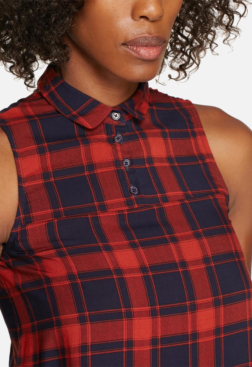 Glamorous - Check Sleeveless Top