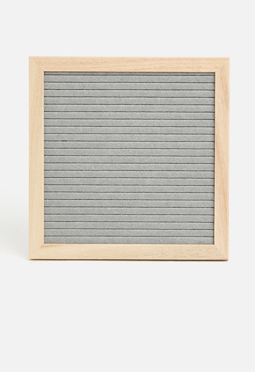 Pop Candy - Felt board with letters - grey