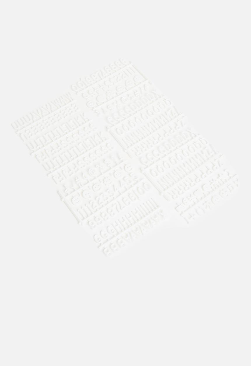 Pop Candy - Felt board with letters - grey