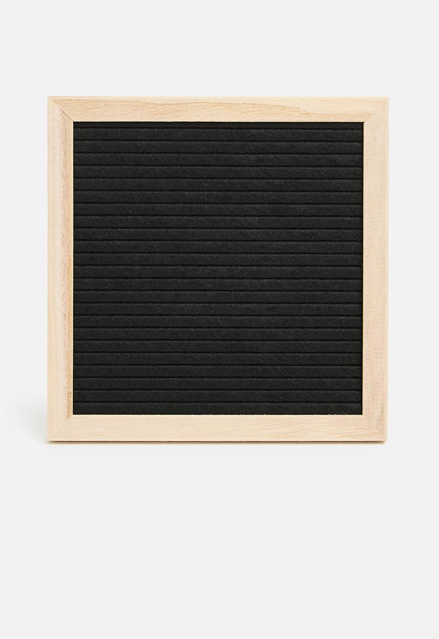 Pop Candy - Felt board with letters - black