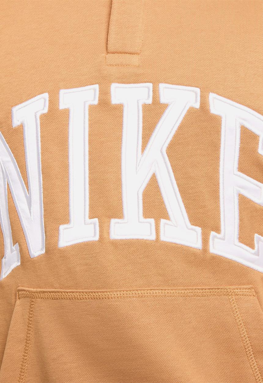 Nike - Nike Club Fleece Long-Sleeve Fleece Polo - flax/white