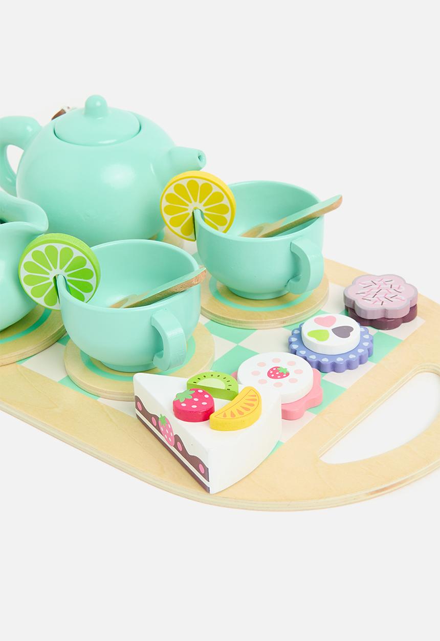 Pop Candy - Tea set kitchen toy set - green