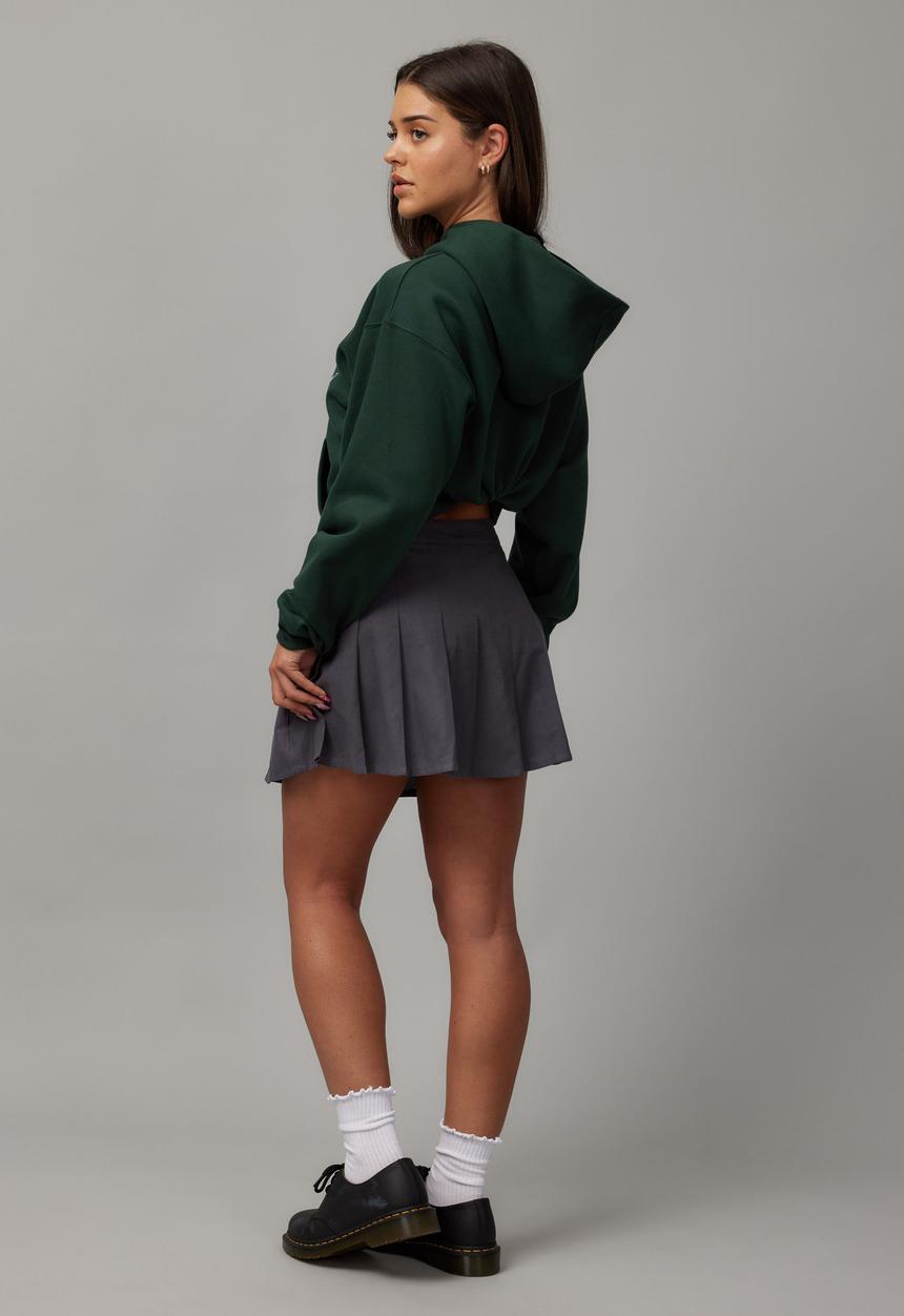 Factorie - Pleated Skirt - Charcoal