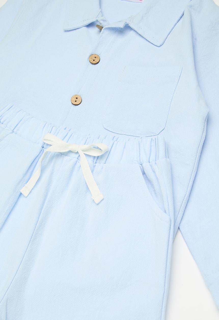 Pop Candy - Shirt & pants set - light blue