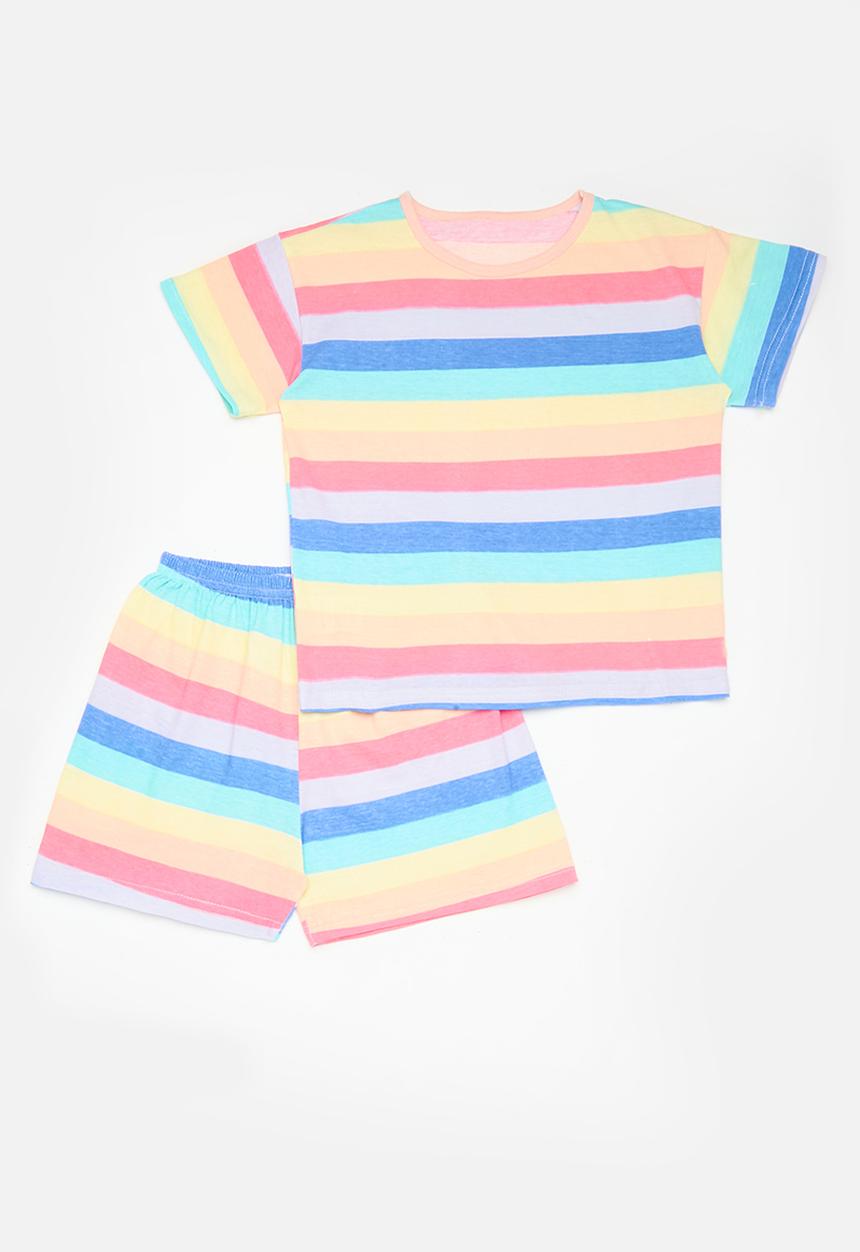 Pop Candy - Striped pj set - multi