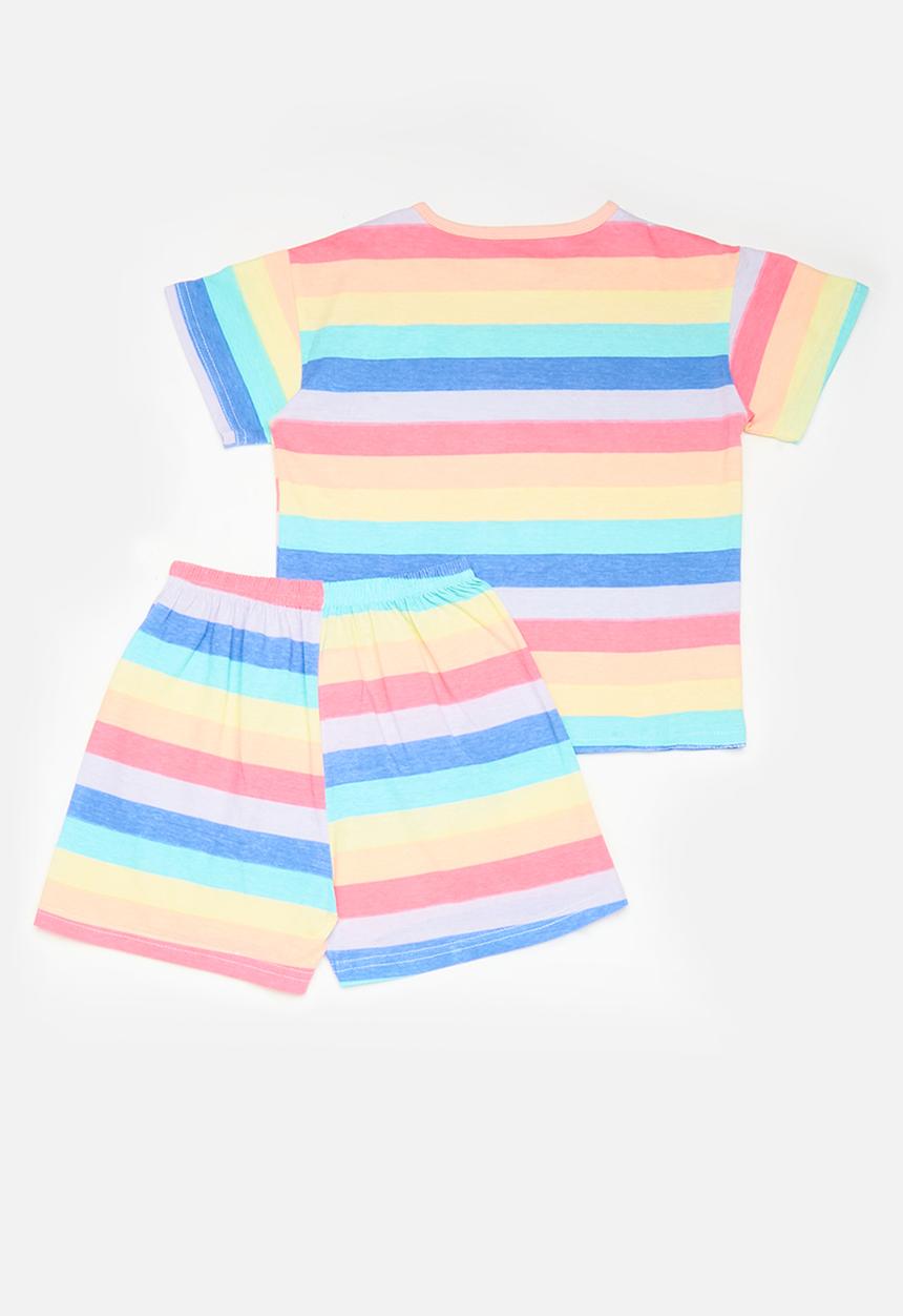 Pop Candy - Striped pj set - multi