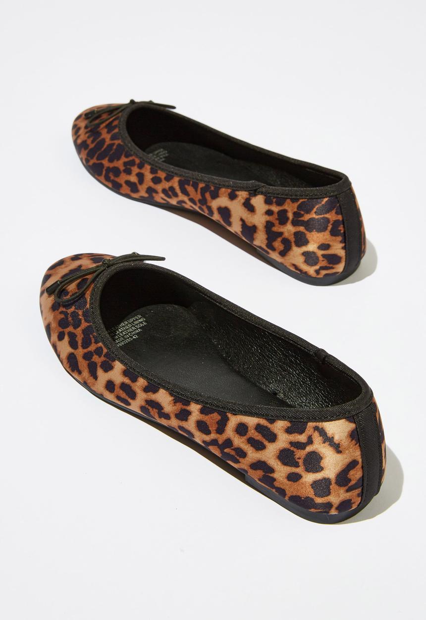Cotton On - Emma bow ballerina - leopard