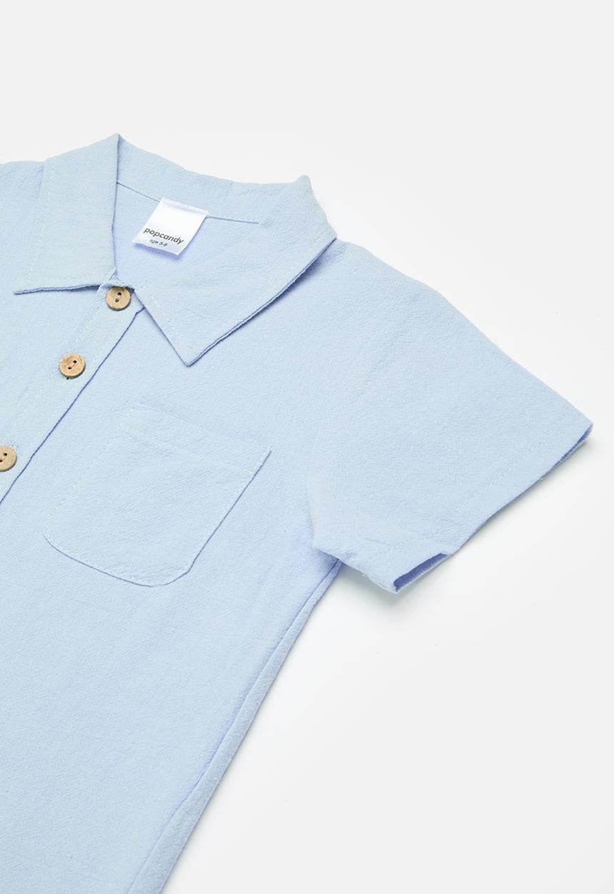 Pop Candy - Shirt & short set-light blue