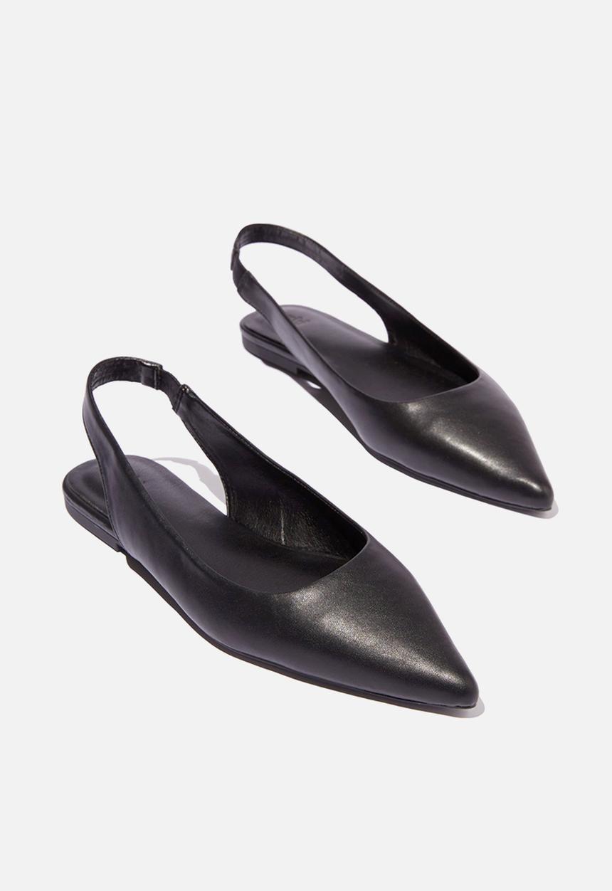 Cotton On - Zadie slingback point - black smooth