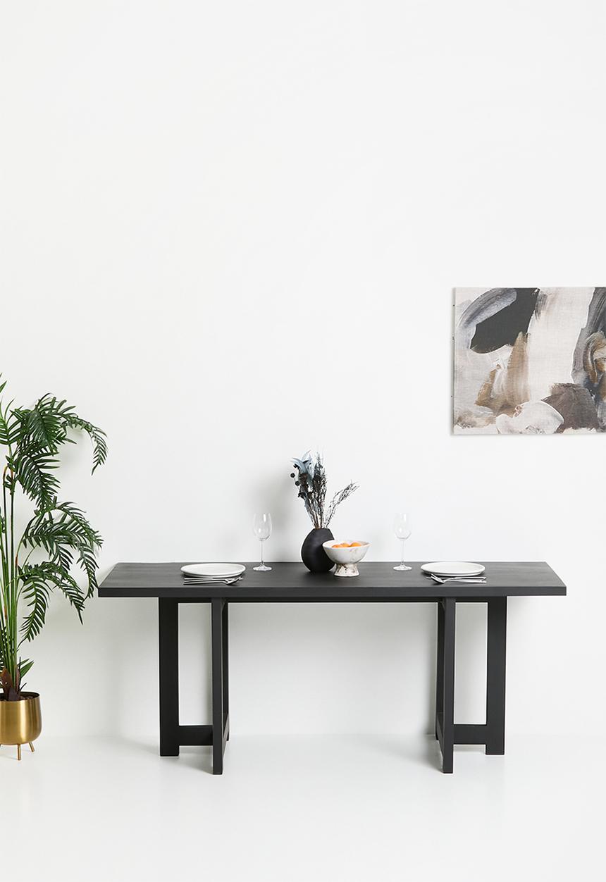 Sixth Floor - Moonie Wooden Dining Table - Black