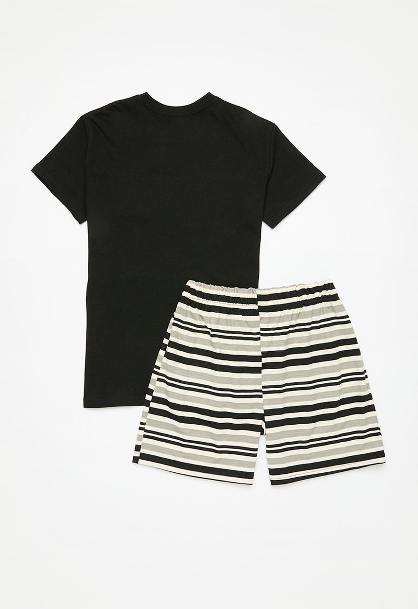 Pop Candy - Pj set - black & grey