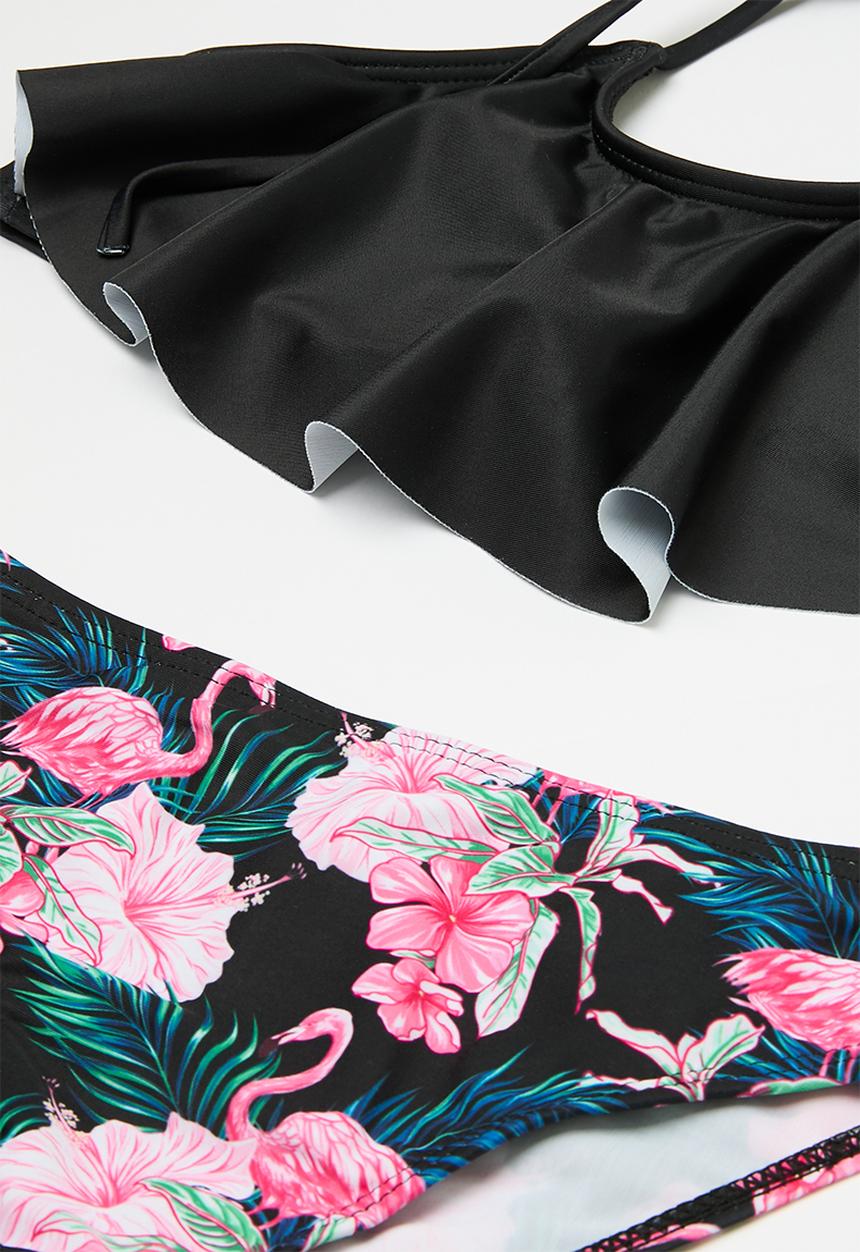 Pop Candy - Halter neck bikini set - black