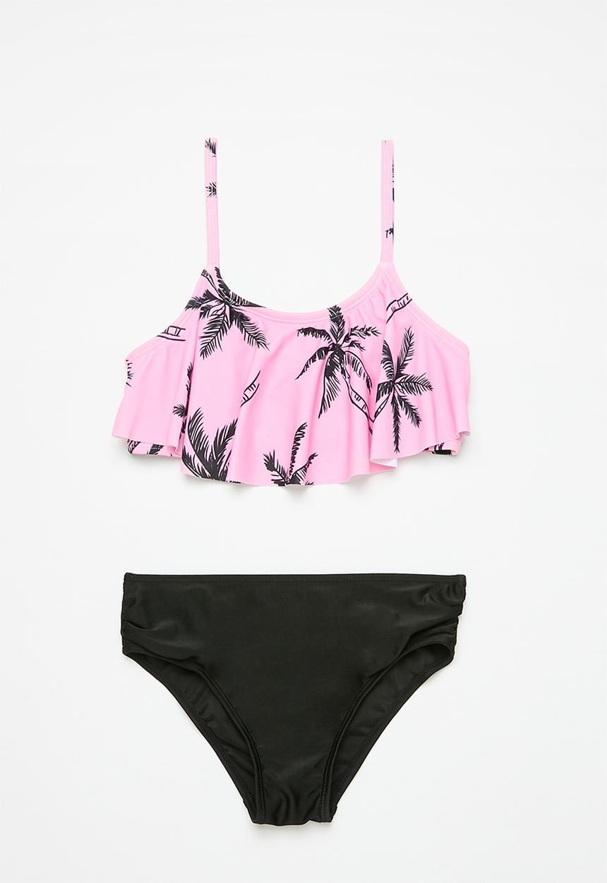 Pop Candy - 2 Piece bikini set - pink & black