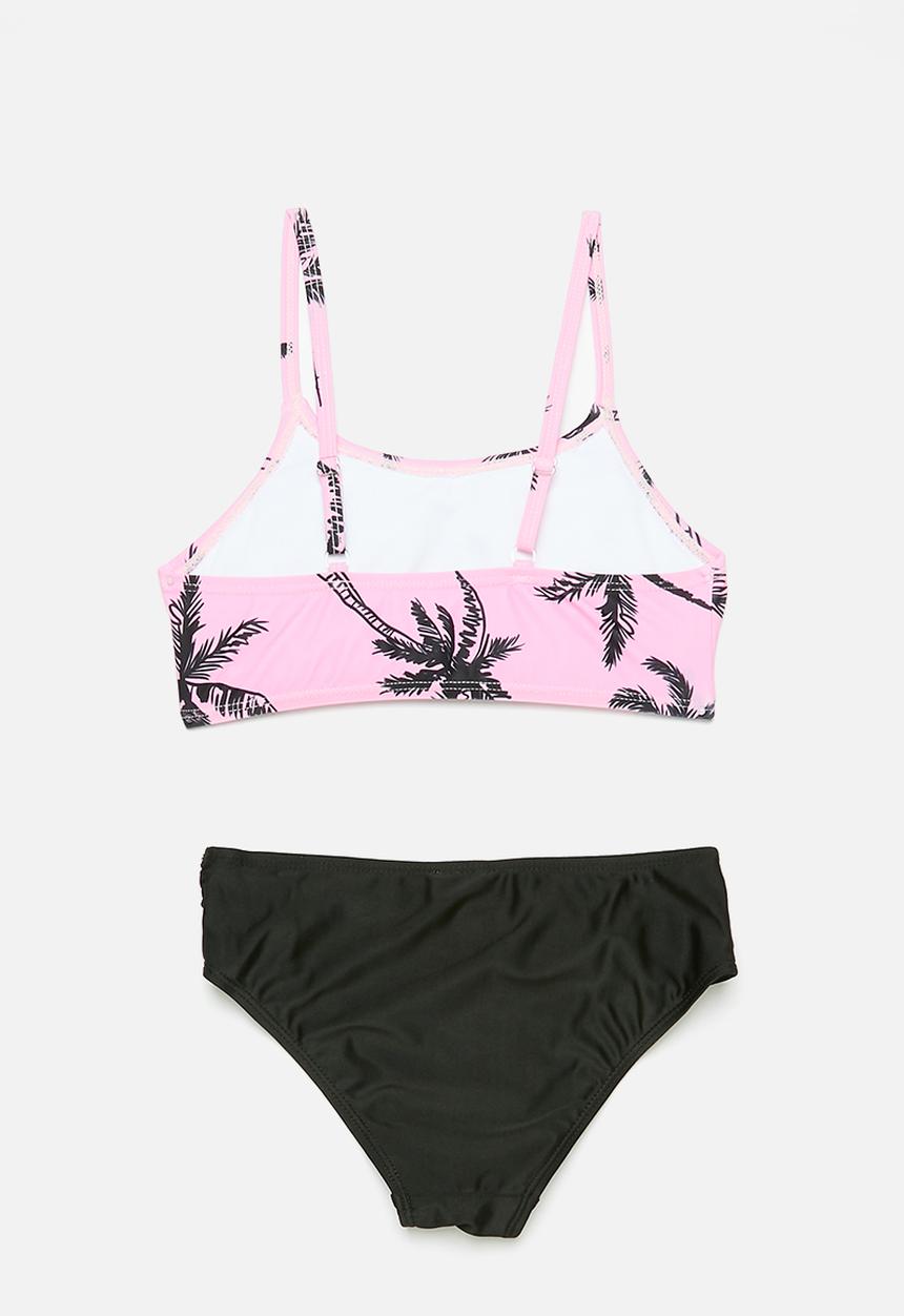 Pop Candy - 2 Piece bikini set - pink & black