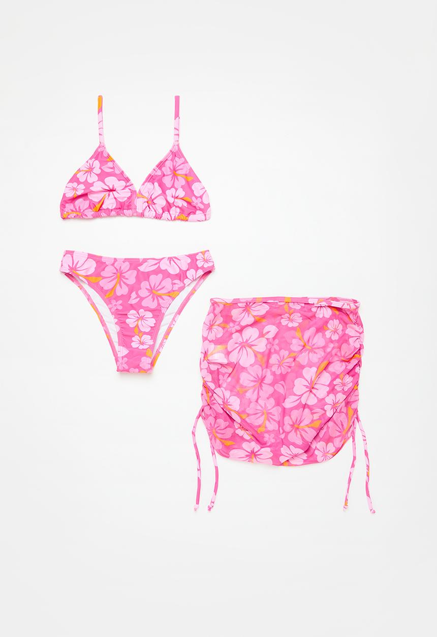 Pop Candy - 3 Piece bikini set - pink