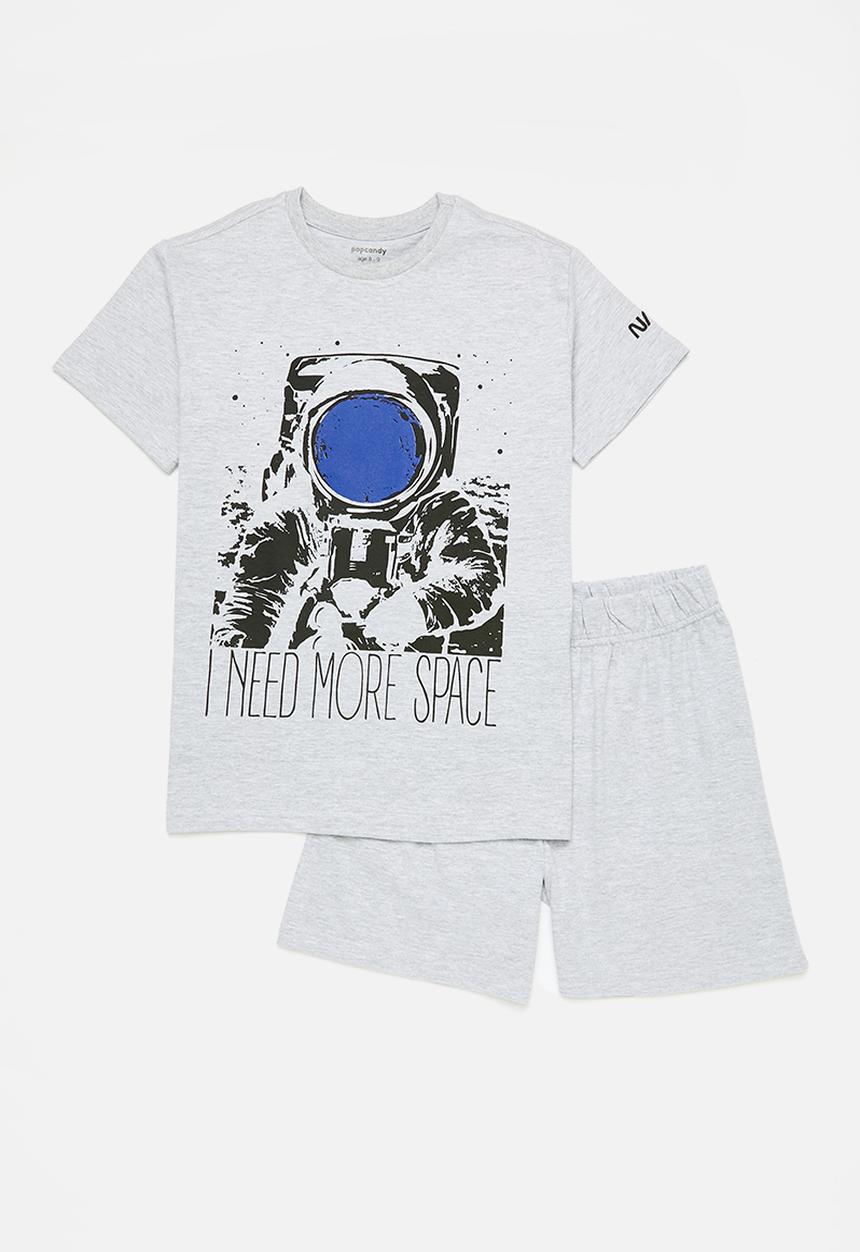 Pop Candy - Nasa pj set - grey