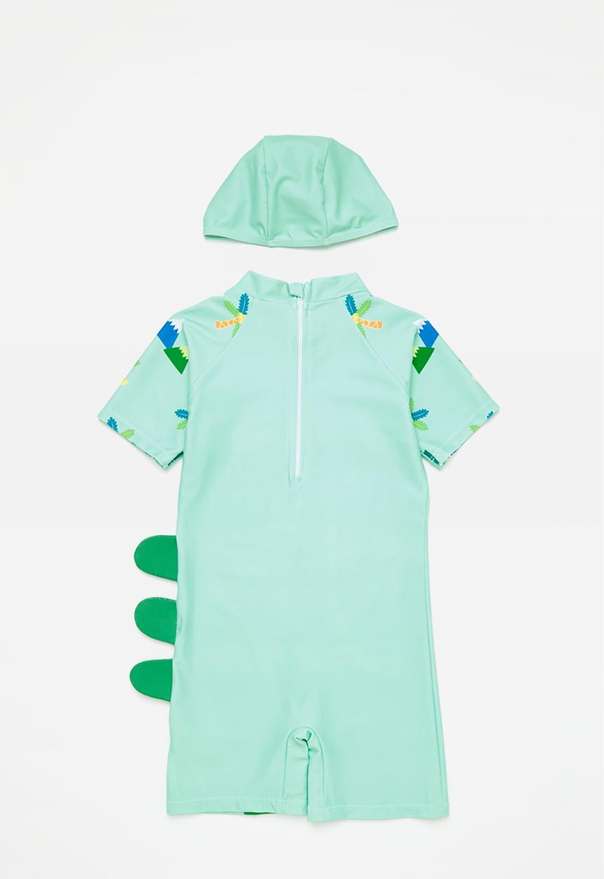 Pop Candy - 2 Piece printed swim set - green