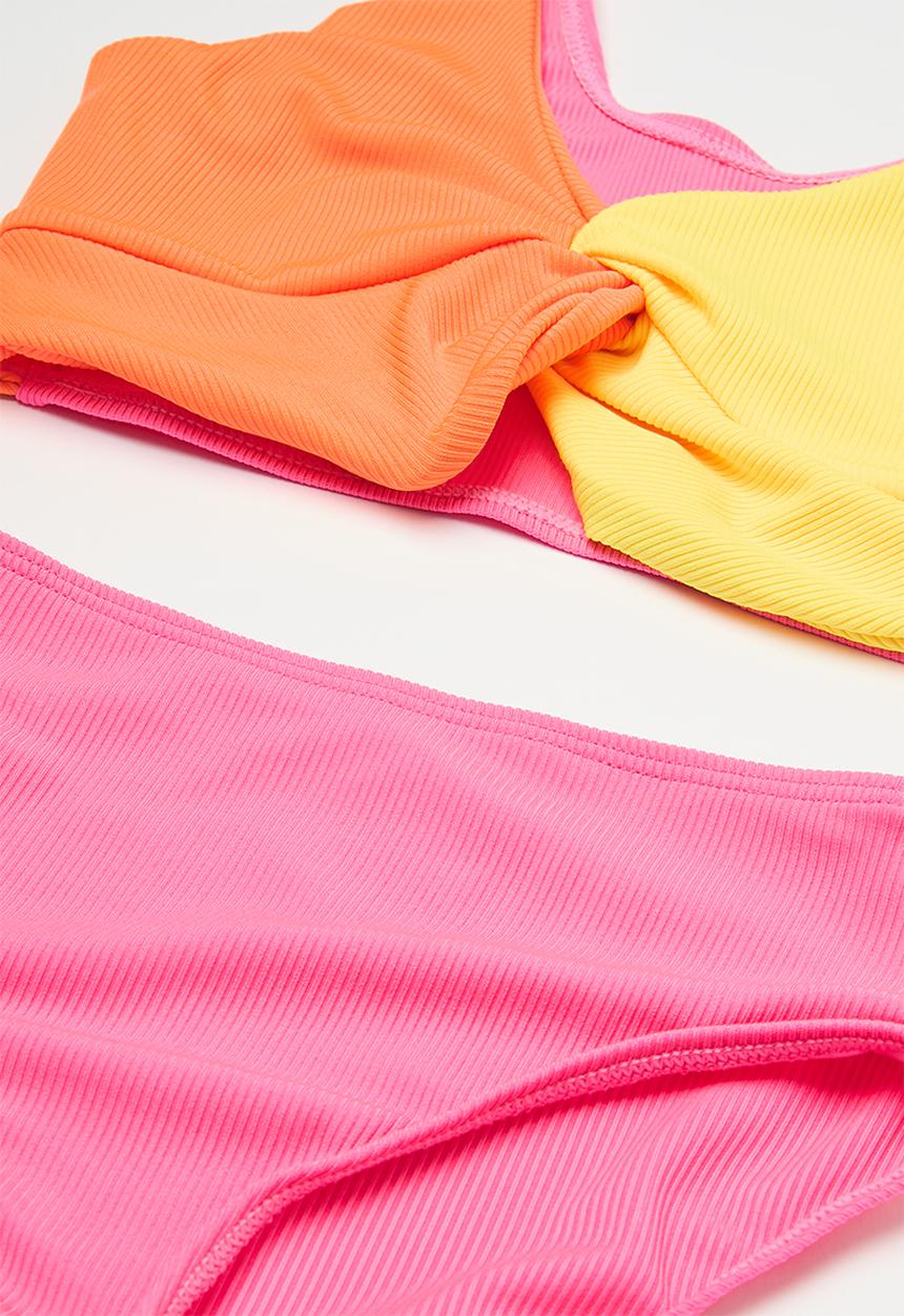Pop Candy - Colour block bikini set - multi