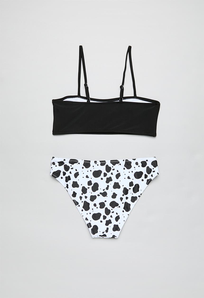 Pop Candy - 3 Piece bikini set - black & white