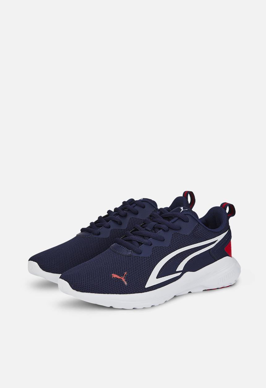 PUMA - All-day active jr - peacoat-puma white-high risk red