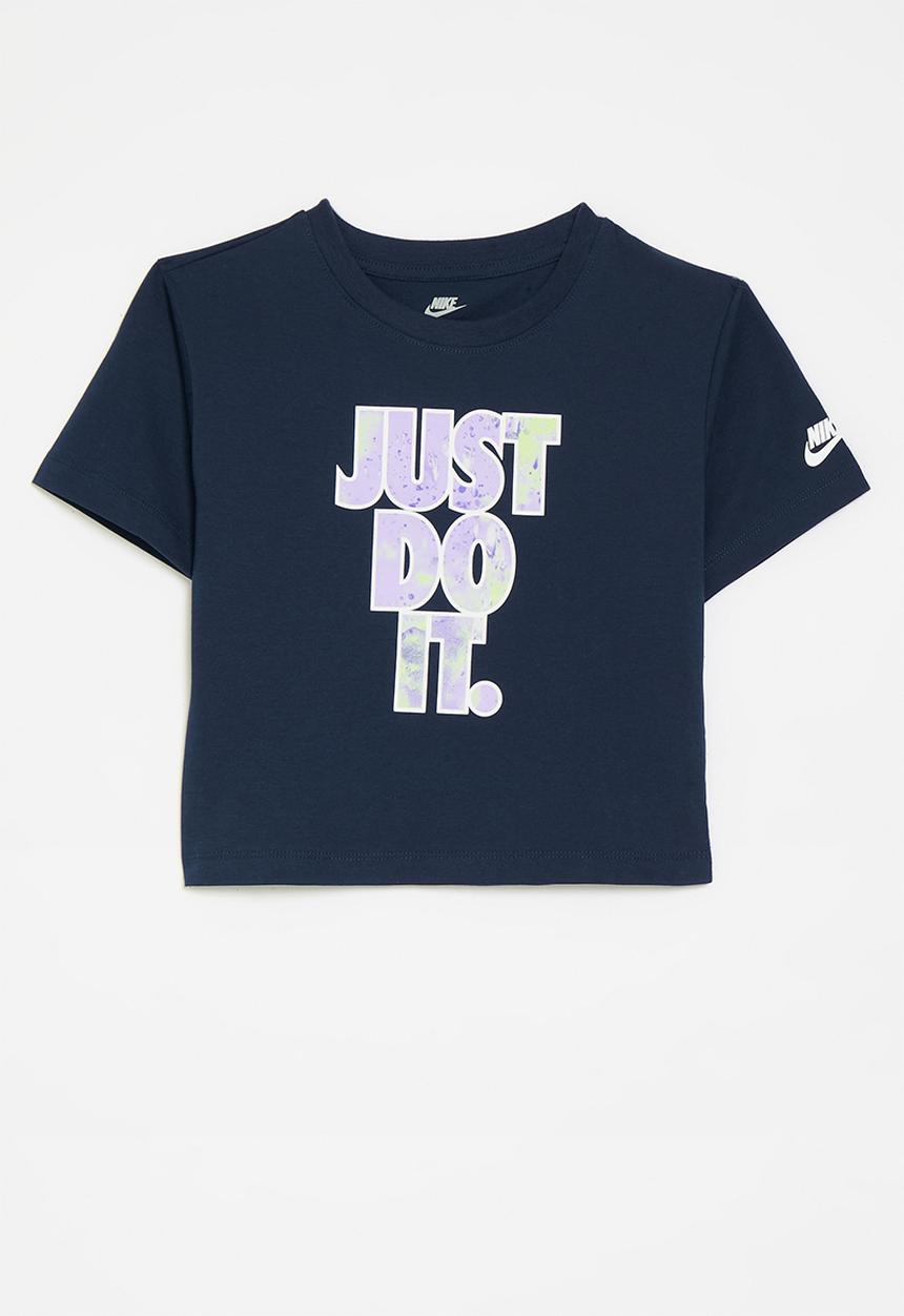 Nike - Nkg printed club boxy tee - midnight navy