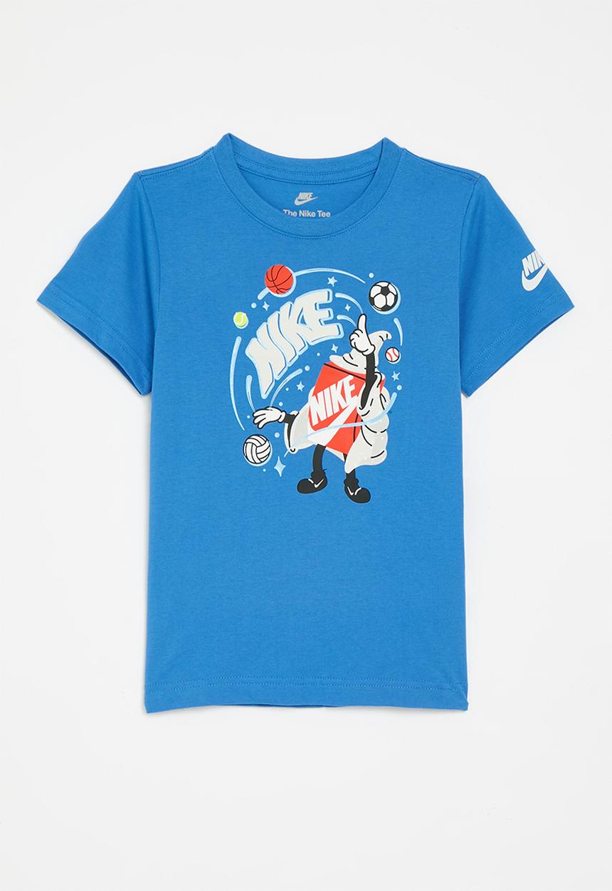 Nike - Nkb magic boxy ss tee - light photo blue