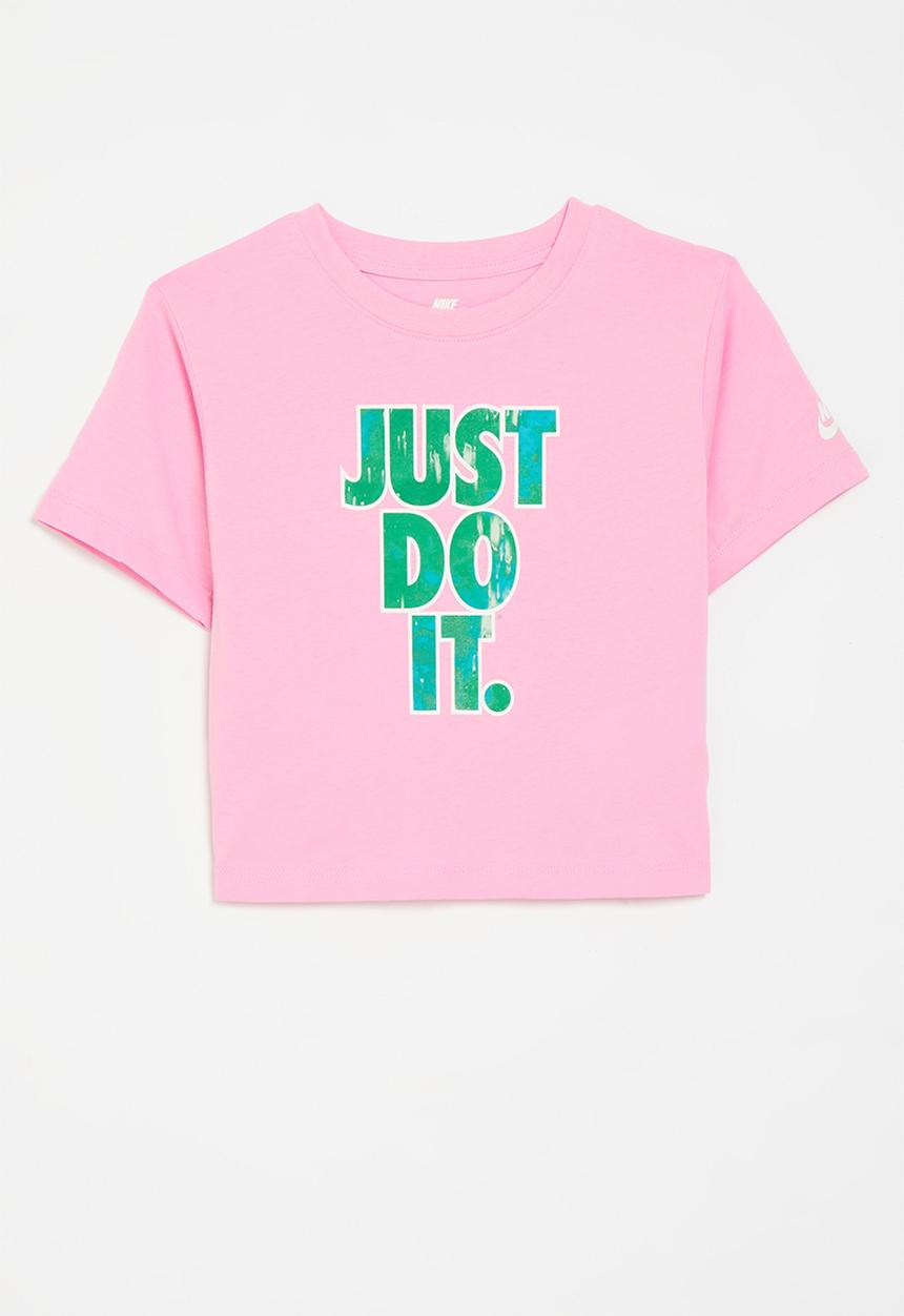 Nike - Nkg printed club boxy tee - pink rise
